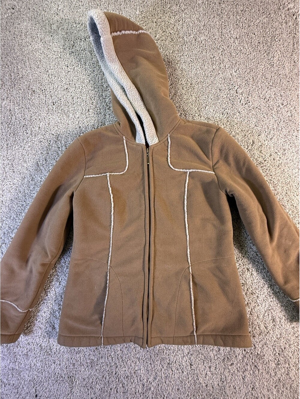 Esprit Fleece Women’s Jacket Size Small Brown
